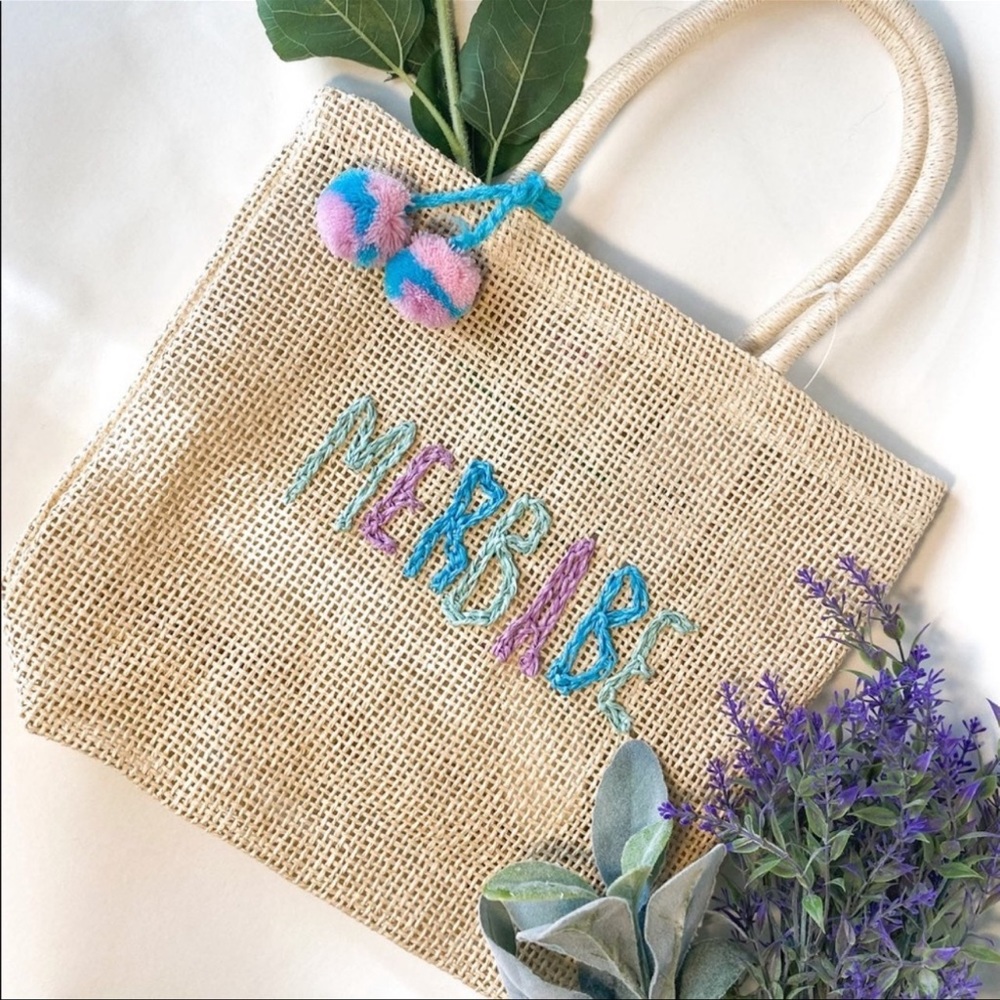 Mermaid Strawlike bag/tote